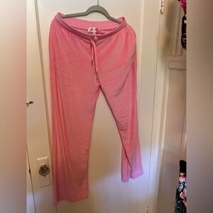 Juicy Couture Pink bedazzled pajama Lounge Pants